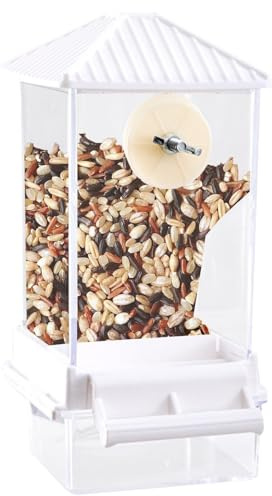 Fuoco automatico per pappagalli, fuoco automatico per pappagalli | Dispenser per alimenti per gabbia, dispenser per alimenti resistente alle fuoriuscite all'aperto