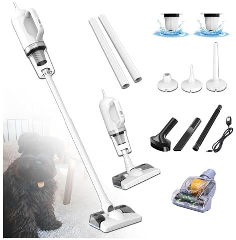 LRF-yxkj Aspira E Lava Pavimenti Casa 5 in 1 Batteria Portatile Ricaricabile, Scopa Vapore Senza Fili per Pulizia Domestica/Capelli/Polvere/Lavapavimenti