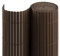 jarolift Canisse en PVC, Brise Vue en PVC pour Jardin, Balcon, Terrasse et Piscine, Pare-Vue Revêtement de Balcon Clôture Renforcées Résistantes aux UV et aux Intempéries, 90 x 400 cm, Marron