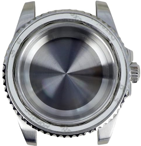 YELEMEABHB 40 mm herrklocka med 120 klicks infattning, safirfärgad, passar till for Seiko NH35 NH36 NH34/38 8215 2824 Klockfodral(Solid Bottom Cover 2,Eta 2824)