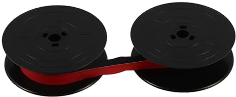 COHEALI Schreibmaschinen Farbband Doppelfarbig Schwarz Rot Kompatibel für Alte Mechanische Typenhebelmaschinen Langlebiges Ersatzband für Modell