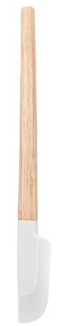Spatule de Cuisine | Raclette avec Manche en Bois de 23 cm Qualité Alimentaire,Mini Spatules en Silicone pour Pâtisserie | Pour Gâteau Salade Beurre Confiture Maison Restaurant Boulangerie