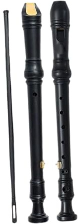 Blockflöjt Musikinstrument 8-håls Sopranblockflöjt Tysk/engelsk Fingersättning
