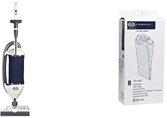 SEBO 90815GB Felix ePower Vacuum Cleaner, 700 W, White/Navy & 7029ER Box of 8 Ultra bags Felix