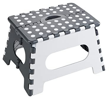 Maximex Klapphocker Secura - extrem belastbar bis 350 kg, Polypropylen, 35 x 22 x 27 cm, Mehrfarbig