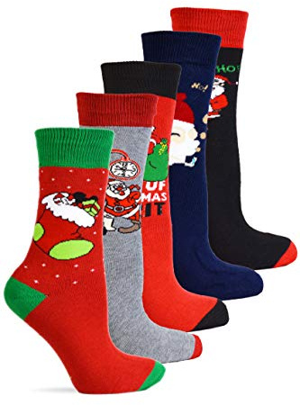 Frostfighter Herren Weihnachtssocken Thermosocken (6x Paar) Wintersocken Ski Vollfrottee Innenfutter