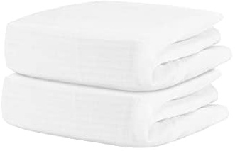 Newton Baby Fitted Crib Sheet (2-Pack) - Ultra Breathable and Soft, Organic Cotton, Fits All Standard Cribs, Plain White