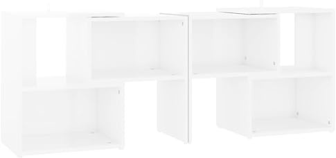 vidaXL TV Schrank Lowboard TV Möbel Tisch Board Sideboard Fernsehtisch Fernsehschrank HiFi-Schrank Regal Weiß 104x30x52cm Holzwerkstoff