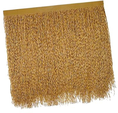 ＡＷＨＡＯ Dach Reetdach, Künstliche Reetdachrolle, Zum Selbermachen, Basteln, Gute Zähigkeit, Synthetisches Reetdach, Feuerfest, für Strand, Hütte, Bar, Stil C