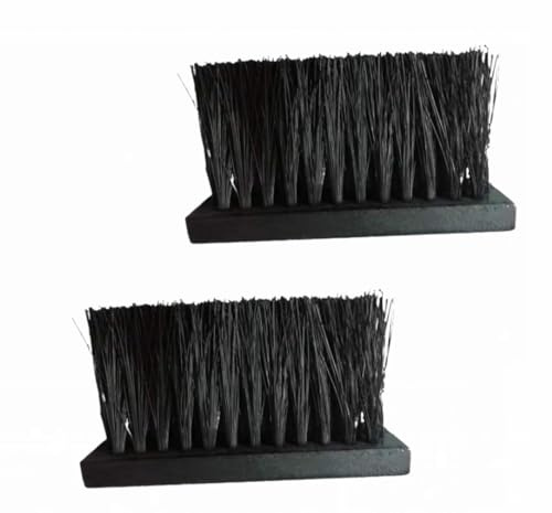 Daaxing Kaminbürsten, Ersatzbürstenkopf, Nachfüllpackung mit Holzgriff, Bürstenkopf für Kamin, Kamin, Kamin, Kamin, Kamin, Bürste für Haus und Kaminreinigung (2 Stück)
