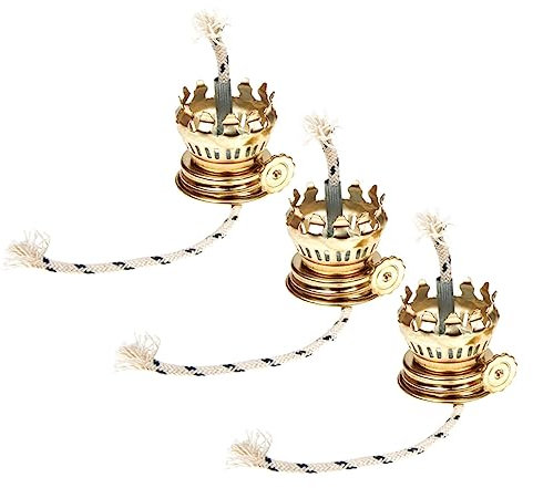 CHILDWEET Öllampenaufsatz Aus Metall Mit Dochthalter Für Petroleumlampen Vintage Ersatzteil Öl Lampe Zubehör Für Selbstgemacht Petroleumlampe