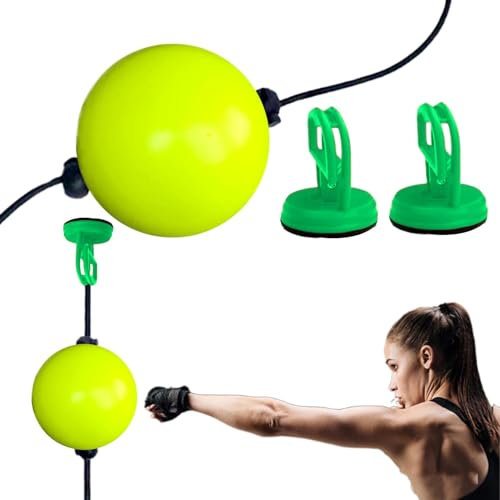 Boxball, Reflex-Boxball, hängender Boxsack, Doppelend-Boxsack, Saugnapf-Boxsack mit elastischem Seil, großartige Möglichkeit, die Hand-Auge-Koordination zu verbessern