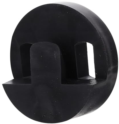 Runder Gummidämpfer für Cello, Schwarz, Flexibel aus Gummi | Violoncello Brücke und Instrument, für Übungszwecke, Geeignet für Einsteiger