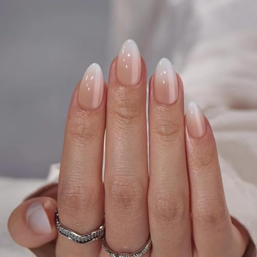 Unghie press on. Press on nails gel. Unghie finte adesive. Unghie adesive in soft gel con colla Gelify. (Baby boomer)