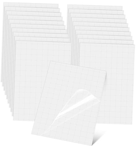 SAFIGLE 50 Fogli Pellicola Laminante Autoadesiva Lucida Film Protettivo Trasparente per Foto Resistente Acqua e Sporco Finitura Liscia Bolle