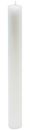 Cereria Di Giorgio - Candela Cilindrica - Diametro 7 cm Altezza 60 cm - Colore Bianco Cloud - Lunga durata
