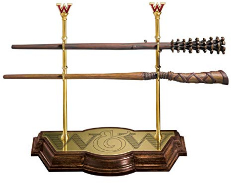 The Noble Collection The Weasley Wand Set with Display Stand - 17in (43cm) Resin Weasley Wands - Officially Licensed Harry Potter Film Set Movie Toy - Gifts for Harry Potter Fans