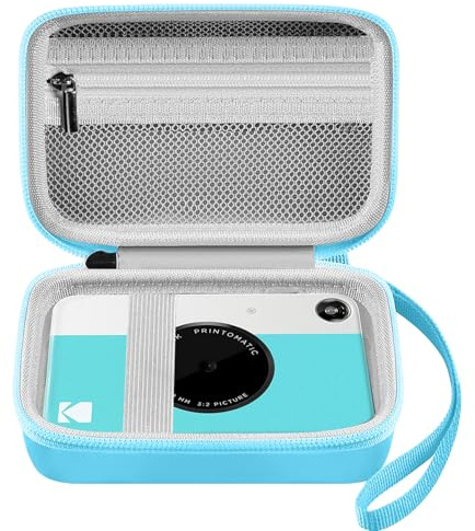 Leayjeen Digital Cameras Case Compatible for Kodak Printomatic Digital Instant Print Camera/PROGRACE/GKTZ/vatenick/Step Instant Printer Hard Organizer/Sony DSCW830/Sevenat (case only) Pink