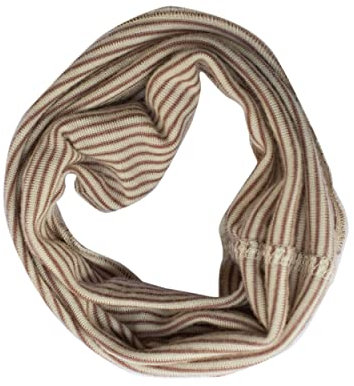 Lilano, Kinder Schlauchschal Ringel, 70% Wolle (kbT), 30% Seide, 210 gr./m² (Mauve/Natur, 2 (4-10 Jahre))