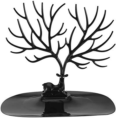 HURRISE Geweih Form Schmuck Ausstellungsstand, Schmuckständer Schmuckständer Schmuckständer Schmuck Organisator Anzeigen Rack Hals Display For Schmuckständer Anzeigen Halter[01]
