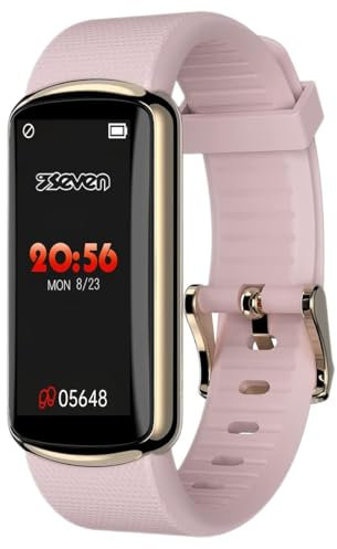 Smartwatch Seven – Armbanduhr für Herren und Damen, wasserdicht, IP68, Schrittzähler, Herzfrequenzmesser, Schlafüberwachung, Multi-Sport-Modus, Anruf- und Anrufbenachrichtigungen, GPS-Gerät