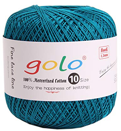 golo Häkelgarn Größe 10 für handgestricktes Häkelgarn Baumwolle häkelgarn 661