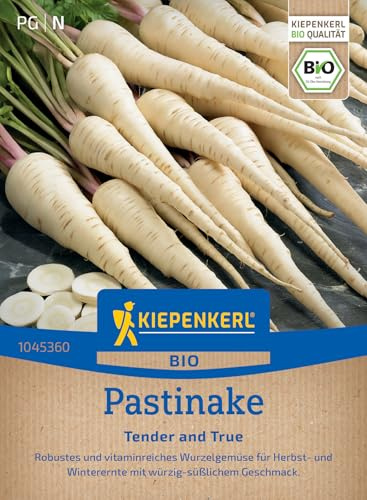 Kiepenkerl Pastinakensamen Tender and True 1045360, Gemüsesaat | Vitaminreiches Wurzelgemüse mit würzig-süßlichem Aroma, aromatisch, winterhart