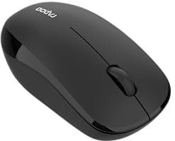 Rapoo I Ratón inalámbrico (1310 Silent, Multi-Mode, 1200 dpi,2,4 GHz, Batería Recargable) Negro