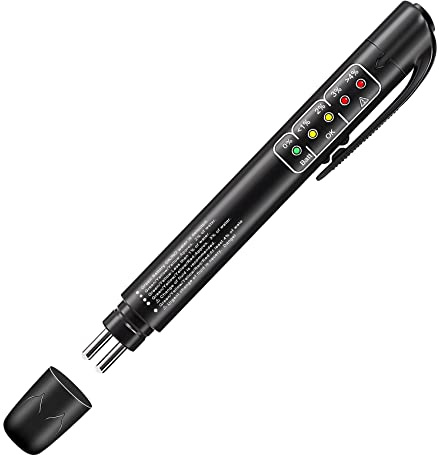 Pqahffowr Testeur de liquide de frein électronique pour voiture Dot3/4/5 outils de diagnostic de voiture