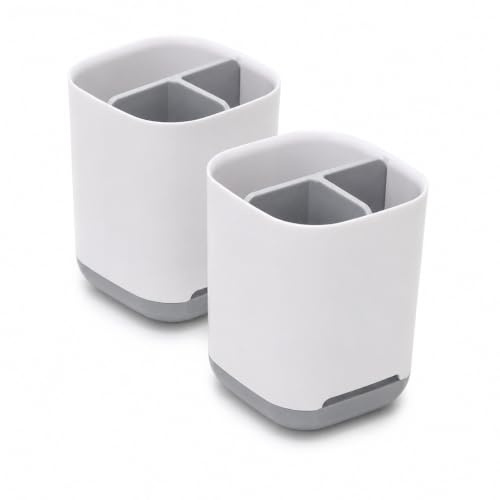 2 PCS Tooth Brush Holder for Electric and Manual Toothbrushes