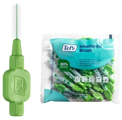 TePe Interdentalbürsten Original GRÜN 0,8 mm, 25 Stück