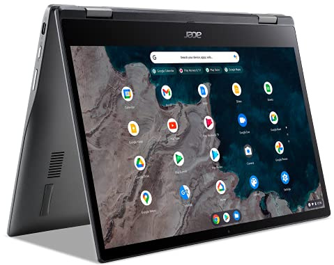 Acer Chromebook Spin 513 - Laptop Convertible | Qualcomm Snapdragon 7c | visualización de Vidrio FHD IPS Touch Corning Gorilla Glass | 4 GB LPDDR4X | 64 GB eMMC | WiFi 5 | KB retroiluminado | Cromado