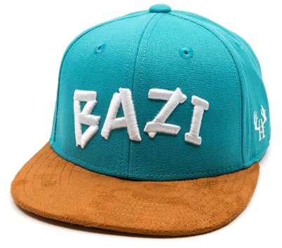 Du Hirsch Bayerisches Snapback Cap Kinder Bazi Hellblau Canvas L