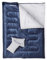 BISINNA Doppelschlafsack Deckenschlafsack Winterschlafsack Erwachsene für 2 Personen Winter mit 2 Kissen und Tragetasche, Angenehme Temperatur für Outdoor Camping 195 * 155cm (Marineblau)
