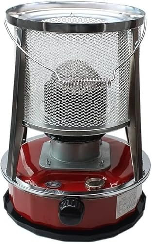Raumheizungen Notfall Kerosin Heizung Zelt Herd Konvektion Heizung Einstellbare Flamme for Outdoor Camping Wandern EIS Angeln Heizung Lebensmittel (Color : Red (4.6L))
