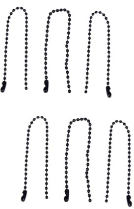 Operitacx 200stücke Kugelkette Aus Eisen Bunte Hochglanzlackierte Perlenkette Für Dekoration Und -schmuckherstellung Geeignet Für Armbänder Schlüsselanhänger Und Mehr