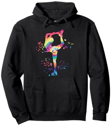 Patineuse sur glace Patinage artistique coloré pour filles Sweat à Capuche
