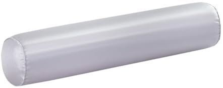 Zylinder Kissen Sofa Nacken-Und Knierolle Kopfkissen Kissenrolle Nackenkissen Rolle, Lagerungsrolle,Bolster Side Sleeper Pillow with Abnehmbar Cover(Light Gray,20x80cm/8x31in)