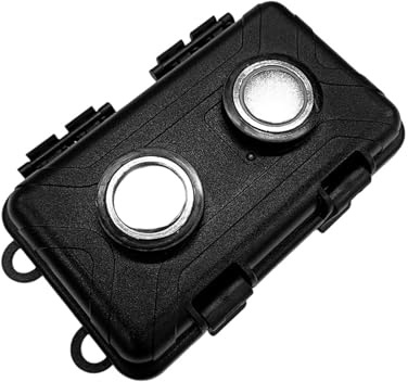 Toguma Magnetischer Schlüsselhalter unter Autoschlüsselschränken Schlüsselkasten Verstecke einen Schlüssel Magnetisches Auto Wasserdichter Magnetschlüssel Hider Outdoor-Hüllen (Schwarz)
