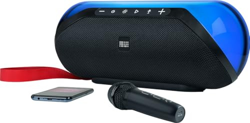 Heller kabelloser Lautsprecher BIGBEN Bluetooth 5.3, 50 W, TWS, USB, kabelloses Mikrofon inklusive, Equalizer, USB-C-Akku