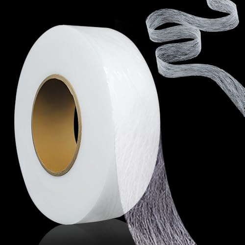 ComedyKing Saumband zum Aufbügeln, Bügelband zum Aufbügeln, Saumband Selbstklebend Bügelband Hose Kürzen Textilklebeband auf Textilien wie Hosen Gardinen Vorhänge Hochwertiges Saumfließ (2.5cm)
