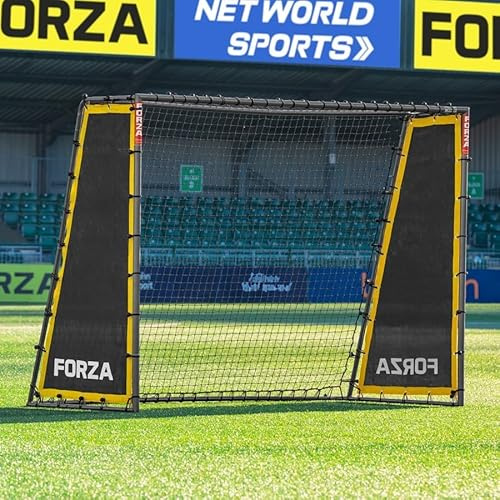 FORZA Steel42 Fußballtor [6 Größen] | Robustes Stahl-Fußballtor für Garten & Training | Wetterfest & Freistehend | Mit Bodenankern | Optional mit Rebounder-Netz