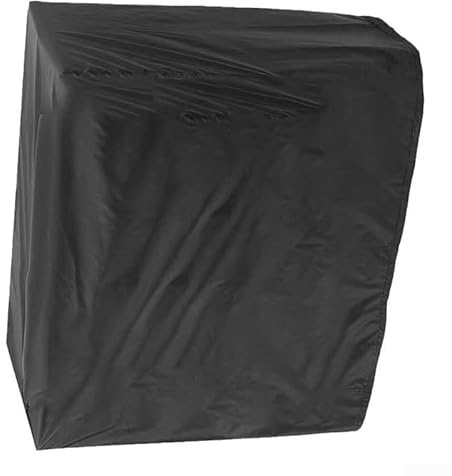Cubierta para parrilla de jardín, cuadrada, impermeable, protección para barbacoa al aire libre, tela Oxford 210D, cubierta antipolvo negra, para muebles de patio (90 x 63 x 70 cm)