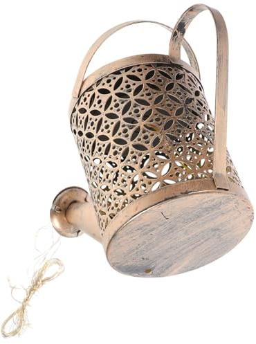 GANAZONO Lampe Solaire Décorative Arrosoir Fer Ajouré Pour Jardin Lumière Extérieure Paysage Créative Pour Pelouse Installation Simple