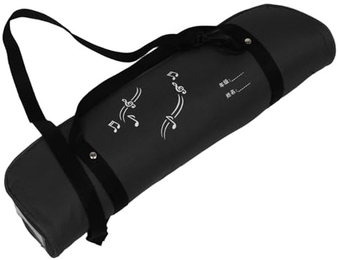 Alipis Melodica Tasche 32 Tasten Canvas Instrumententasche für Mundharmonika Aufbewahrung mit Polsterung und Griff für Musikstudio Bühne