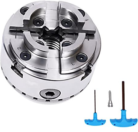 4-Backen Selbstzentrierendes Spannfutter Backenfutter Drechselfutter M33 Für Drechselbank Drechselmesser Zentral Einstellbares PräZisionsfutter Drechselbank Zubehör