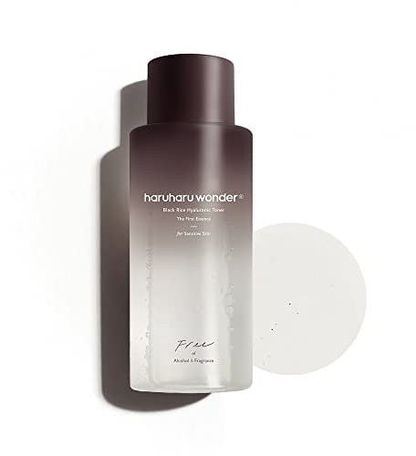 Haruharu Wonder Black Rice Hyaluronic Toner pour peaux sensibles, 10,1 fl oz / 300 ml | Toner hydratant Sans alcool et parfum | Produit végétalien et sans cruauté animale | EWG Green…
