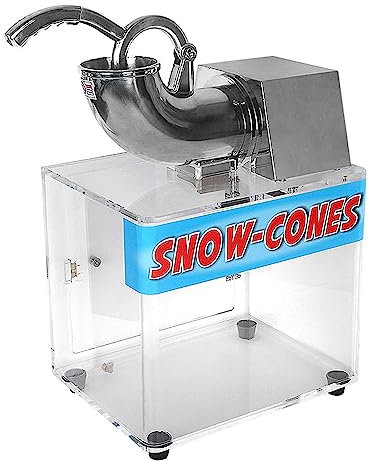 HLGKBY 200W Electric Snow Cone Maker, 180 Kg/h Ice Shaver Machine, Ice Crusher, Commercial Technology for Restaurants Bars Homes, suitable for making snow cones, slush, milkshakes, frozen yogurt