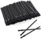 100 Packs Disposable Lip Wands, Black Lip Gloss Brush Applicator Lipstick Applicator Wands Eyebrow Nail Makeup Brushes Gift for Women Girls Lipstick