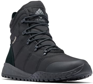 Columbia Fairbanks Omni-Heat, Stivali da Neve Uomo, Black/Titanium II , 42.5 EU